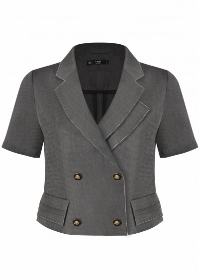 Vest nano ve lệch ngắn B381-G1