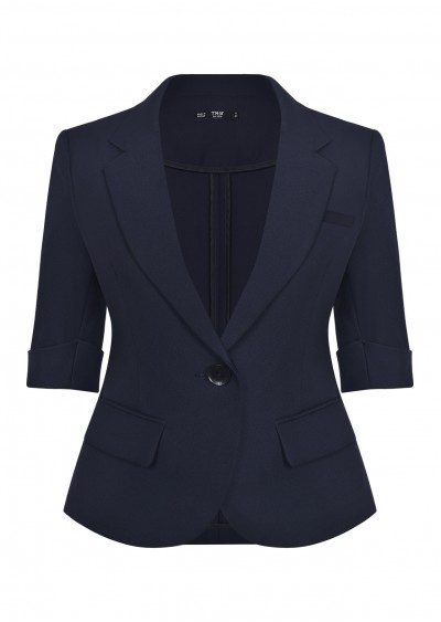 Vest vạt tròn xanh TT B640