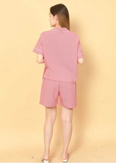 Bộ Pijama kẻ hồng U321-S